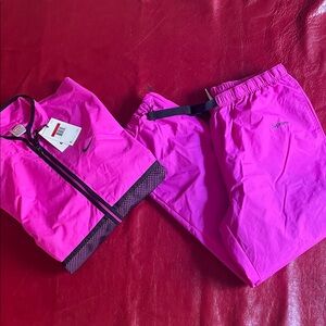 Nike x Supreme Fuchsia jogger set. NWT